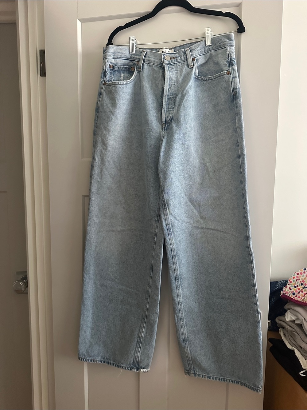 AGOLDE Light Blue Wide-Leg jeans